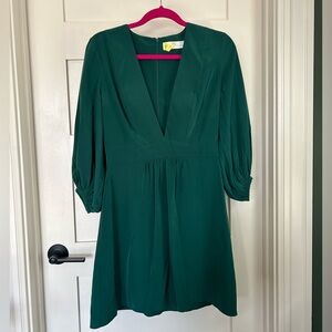 Amanda Uprichard Deep V Dress